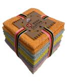 Petal Cliff 12 Pack 100% Cotton Wash Cloth Set - Extra Soft & Absorbent - 12x12 Size - Machine Washable - Assorted Colors - Buy Online on GoSupps.com