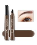 Waterproof Eyebrow Pencil & Pen - 24-Hour Durable Microblading in Dark Brown - Natural Looking Eyebrows - Buy Online on GoSupps.com