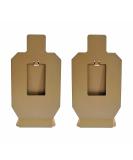 Atflbox Metal Silhouette Shooting Target Stand for Pistols - 2 Pack - Buy Online on GoSupps.com