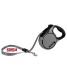 High-Quality 5m Cong Roll-Out Dog Leash for Large Dogs up to 50kg | Soft Handle & Reflective Belt | Break & Lock System | Comfortable & Durable | Gray - Buy Online on GoSupps.com