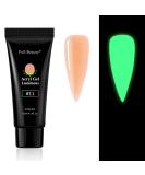 Poly Nail Gel 15ml - Bright Luminous Gel for Nail Extensions | UV Gel for DIY Nail Art & Salons - Anself Color J11 - Buy Online on GoSupps.com