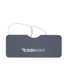 Didinsky Transparent Reading Glasses for Women & Men - Compact Light Borderless - Retro Style in 4 Colors & 5 Grades - Louvre Gray 1.0x - Buy Online on GoSupps.com