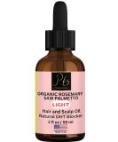 Organic Rosemary & Saw Palmetto Hair Growth Blend | Nourishing Formula for Hair Loss Regrowth & Strength - 2 fl oz - Buy Online on GoSupps.com