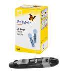 Owen's Freestyle Lancets 100 Pack with Autolet Lancing Device - Easy Blood Glucose Testing - Buy Online on GoSupps.com