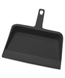 Genuine Joe GJO02406 12-inch Heavy-Duty Plastic Dust Pan - Black | Durable Cleaning Tool - Buy Online on GoSupps.com