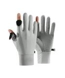 Fencelly Eisseide Summer UV Protection Gloves - Slide-Resistant Breathable 2 Cut Finger Design for Men | Perfect for Fishing & Cycling - XL Size - Buy Online on GoSupps.com