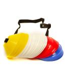 GSI Mini Cones for Sports | Pack of 40 | Comes with Shoulder Strap | for Agility Training Drills - Buy Online on GoSupps.com