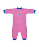 Swimbest Warmsuit Pink 12-24 Months - Fleece Lined Baby Swimming Costume with 50+ UV Protection - Buy Online on GoSupps.com