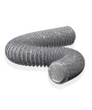 HG power exhaust hose 100mm length 5m flexible PVC aluminum tube ventilation hose Sound insulated heat insulation aluminum flex hose exhaust air pipe for exhaust air valves Long: 5m/16ft & diameter: 100mm/4-inch gray - Buy Online on GoSupps.com
