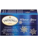 Twinings Herbal Tea Winter Spice - Caffeine Free 20 Bags | Warm & Cozy Blend - Buy Online on GoSupps.com