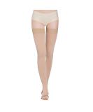 Compression Thigh High Socks 20-30 mmHg with Silicone Band - Nude, Large - Buy Online on GoSupps.com