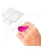2pcs Professional Clear Acrylic Makeup Palette - Perfect for Mixing Foundation Cosmetics & Nail Art - Buy Online on GoSupps.com