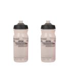 ZEFAL Pack Sense Pro 65 | Double Pack Waterproof Bicycle Bottles | 2 x 650 ml Transparent-Grey | International Shipping - Buy Online on GoSupps.com