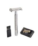 Union Razors ORZ1 German Razor Set - Premium Silver Shaving Kit for Precision Grooming - International Shipping Available - Buy Online on GoSupps.com