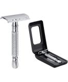 Jocxzi Stainless Steel Safety Razor | Double Edge Wet Razor for Men & Women | Eco-Friendly Shaving Set with Box - Buy Online on GoSupps.com