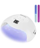 Buy NAVANINO 48W LED UV Nail Lamp - Fast Nail Dryer with Timer & Infrared Sensor | Perfect for All Gels - Buy Online on GoSupps.com