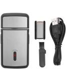 Men's Foil Shaver - USB Rechargeable Electric Shaver for Home Travel & Camping | Hair & Beard Trimmer with Cleaning Brush - Buy Online on GoSupps.com