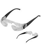 Magnifying Glasses Adjustable 4x Magnifying Eyewear Anti-glare Wearable Magnifier Glasses for Presbyopia Seniors Watching Tv for Low Vision Reading Fishing Reading Glasses Eyewear Wearable Magnifier - Buy Online on GoSupps.com