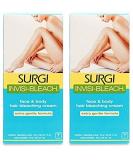 Surgi Invisi-Bleach Face & Body Hair Bleaching Cream 1.5 oz - Pack of 2 - Buy Online on GoSupps.com