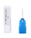 Ceramic Nail Drill Bit Set for Manicure & Pedicure | Cylinder Shape Grinding Head with Display Base - White 02 - Buy Online on GoSupps.com