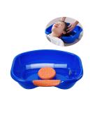Portable Bedside Shampoo Basin with Head Cushion & Hose - Ideal for Bedridden Patients - Buy Online on GoSupps.com