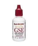 NutriBiotic Maximum GSE Liquid Concentrate 1 fl oz - Powerful Grapefruit Seed Extract for Health - Buy Online on GoSupps.com