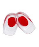 Silicone Gel Heel Cups - Medical Grade Shoe Inserts for Plantar Fasciitis Relief (Pack of 1) - Buy Online on GoSupps.com