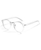 Cyxus Blue Light Filter Glasses for Men & Women - Fashion Round Anti-UV 400 Retro Frames for Computer & Gaming - Model 8065 Clear - Buy Online on GoSupps.com