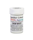 Sugarflair Snow White Universal Paste Food Colouring - Concentrated Food Colour for Colouring Of All Foods Including Cake Mix Chocolate Batter Icing Buttercream & More - 22g - Buy Online on GoSupps.com