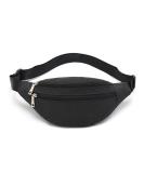 Black Waist Pack Bag for Men & Women - Fanny Pack for Travel, Sports, Running - Buy Online on GoSupps.com