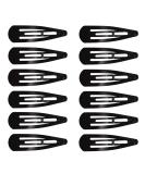60PCS Black Metal Snap Hair Clips - 5cm Slipproof Hair Jewelry for Girls | Perfect Hair Clipping Accessories - Buy Online on GoSupps.com