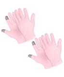Sibba 2 Pairs Moisturizing Gloves Overnight Touch Screen Gloves White Cotton Gloves for Dry Hands Eczema Hand Spa Treatment Gloves for Repair Rough Cracked Dry Chapped Hands Skin Inspection Gloves Pink 2 Pairs - Buy Online on GoSupps.com