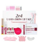 2-in-1 Lash Lift Kit & Brow Lamination - Salon-Quality Eyelash & Brow Treatment Long-Lasting Results Safe Home Use Vegan & Cruelty-Free - Buy Online on GoSupps.com