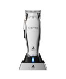Andis 12660 Professional Master Hair Trimmer - Corded/Cordless Adjustable Carbon Steel Blade Clipper for Close Cutting - Silver - Buy Online on GoSupps.com