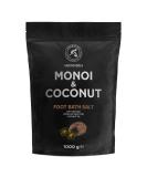 Foot Bath Salt Monoi de Tahiti & Coconut 35Oz - Natural Sea Salt for Relaxation Pedicure & Wellness - Aromatherapy Foot Care Additive - Buy Online on GoSupps.com