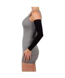 Juzo Soft 2002 Armsleeve for Women | 30-40 mmHg Compression | Black | Silicone Top Band | International Shipping - Buy Online on GoSupps.com