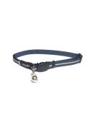 tractive Rogz AlleyCat Safety Collar. Breakaway & weight-adjustable for maximum peace of mind. (Dark Blue) - Buy Online on GoSupps.com