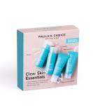 Paula's Choice Clear Skin Essentials: 3-Step Acne Treatment Routine - Cleanser Peeling & Moisturizer for All Skin Types - Travel Size for Blemish-Free Skin - Buy Online on GoSupps.com