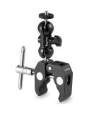 SMALLRIG Super Camera Clamp Mount, Double Ball Head Adapter, Fence Desk Table Mount for Ronin-M/Insta360/Gopro, Ball Head - 1138 - Buy Online on GoSupps.com