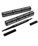 Beard Filler Pen for Men - Pencil & Brush - Fill Patchy & Thin Areas - Perfect Beard, Hairline & Mustache - Waterproof - Vitamin E Infused - Black - Buy Online on GoSupps.com