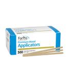 ForPro Premium Wood Applicators, Non-Sterile, Hair Removal Waxing Applicators, Petite, 4.5 L x .375 W, 500-Count - Buy Online on GoSupps.com