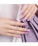 Zaubern gel4Home UV Nail Wraps | Purple Glitter Semi-Cured Gel Foils for Salon Quality Nails - Buy Online on GoSupps.com