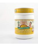 Pride Of India Fuller's Earth Indian Clay Healing Face Mask Powder with Turmeric & Sandalwood - 100% Natural Half Pound Jar - Buy Online on GoSupps.com