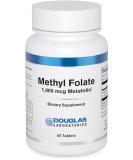 Douglas Laboratories Methyl Folate L-5-MTHF 1000mcg | Supports Overall Health | 60 Tablets - Buy Online on GoSupps.com