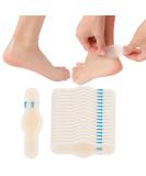 10 Pcs Gel Heel Blister Patch - Waterproof Hydrocolloid Heel Protector for Blister Prevention - Cushioned Bandages for Foot Toe Heel Recovery and Prevention - 20 x 65 mm - Buy Online on GoSupps.com