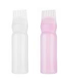 2 Pieces Hair Color Brush Bottle Set | Root Ridge Applicator & Hair Dye Comb | Essential Hair Dye Tools - Buy Online on GoSupps.com