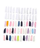 FOMIYES 100pcs Pure Cotton Finger Cots - Breathable Finger Protector Sleeves & Toe Covers | Assorted Colors for Splint & Bandage Use - Buy Online on GoSupps.com