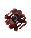 Gimme Beauty Strong ClickFit Claw Clip in Brown for All Hair Types - Trendy Hair Accessory for All Genders - Firm Hold, No-Slip Design - 1 pc - Buy Online on GoSupps.com
