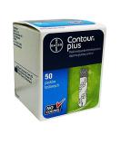 Bayer Contour PLUS Diabetic Blood Glucose Test Strips 50 - Buy Online on GoSupps.com