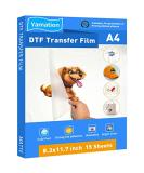 Yamation DTF Transfer Film A4 - 15 Sheets | Premium Double-Sided Matte Finish PET Transfer Paper for T-Shirts - Buy Online on GoSupps.com